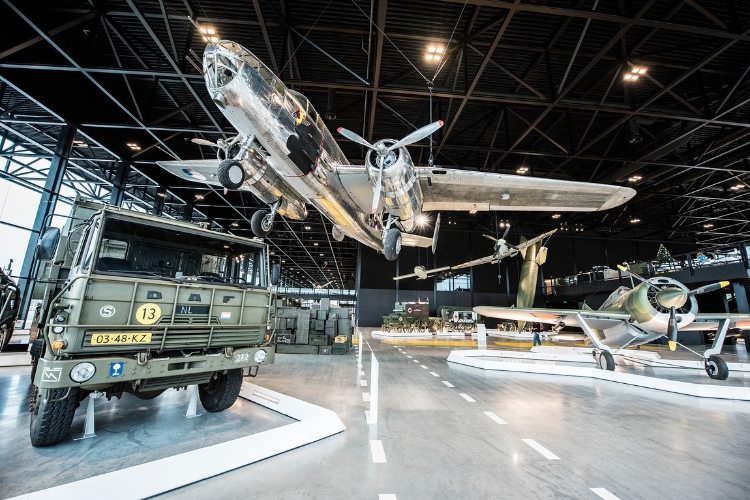 Het Nationaal Militair Museum in Soest, op de Utrechtse Heuvelrg